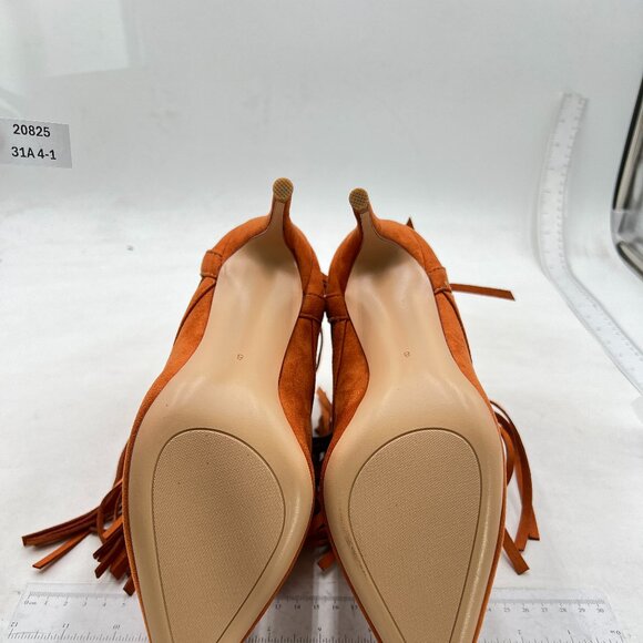 YDN Women Stiletto High Heel Tassels Ankle Boots Pointed Toe Elastic ,Suede Boot - Picture 7 of 8